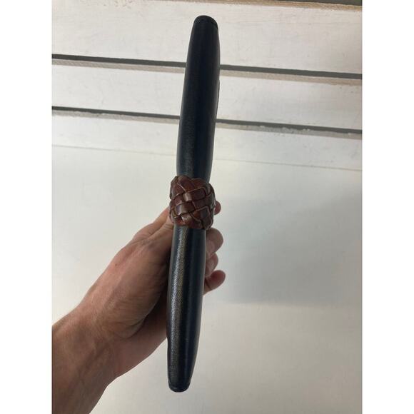 BRIGHTON MEDIUM BLACK, BROWN ANIMAL PRINT LEATHER WALET - Picture 3 of 10